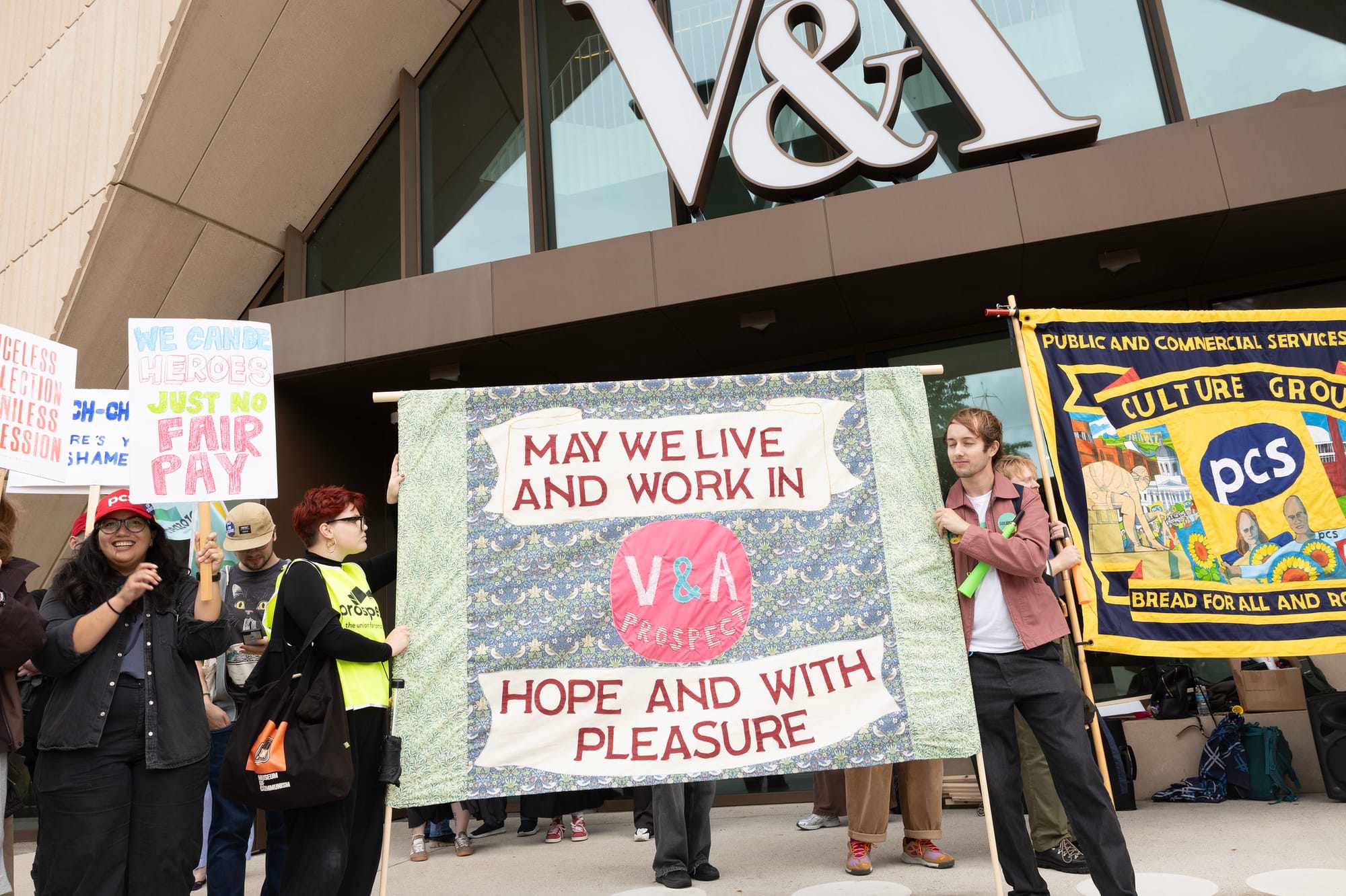 Striking Workers Shutter Three V&A London Locations