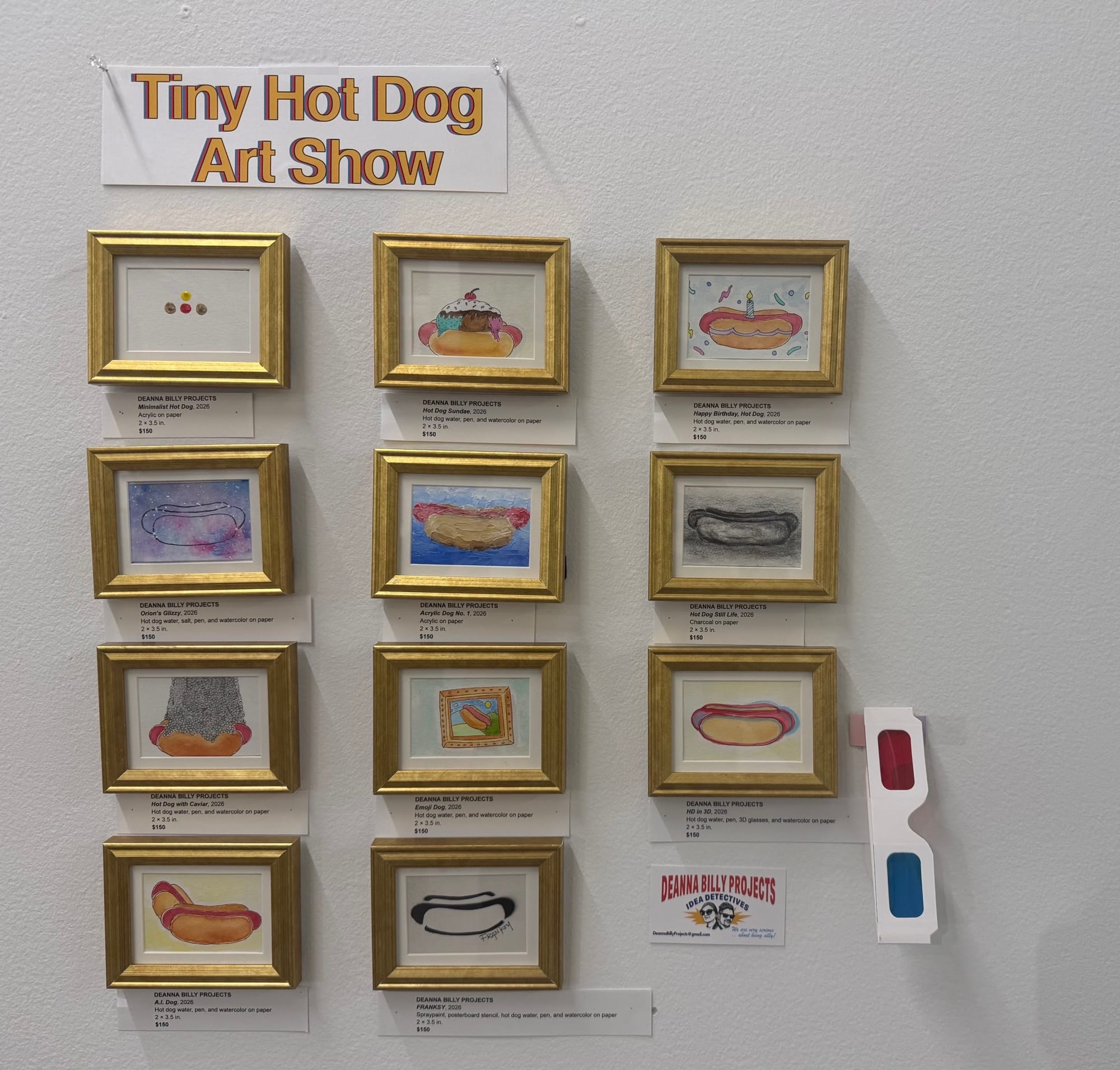 A Tiny Hot Dog Art Show and Other Treasures at Affordable Art Fair