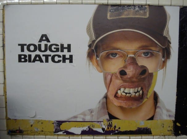 Prosecutors focused on Poster Boy's YouTube appearance creating this “Tough Biatch” mash-up. (click to enlarge)