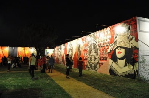 Worshipping at the temple of Fairey (click to enlarge)