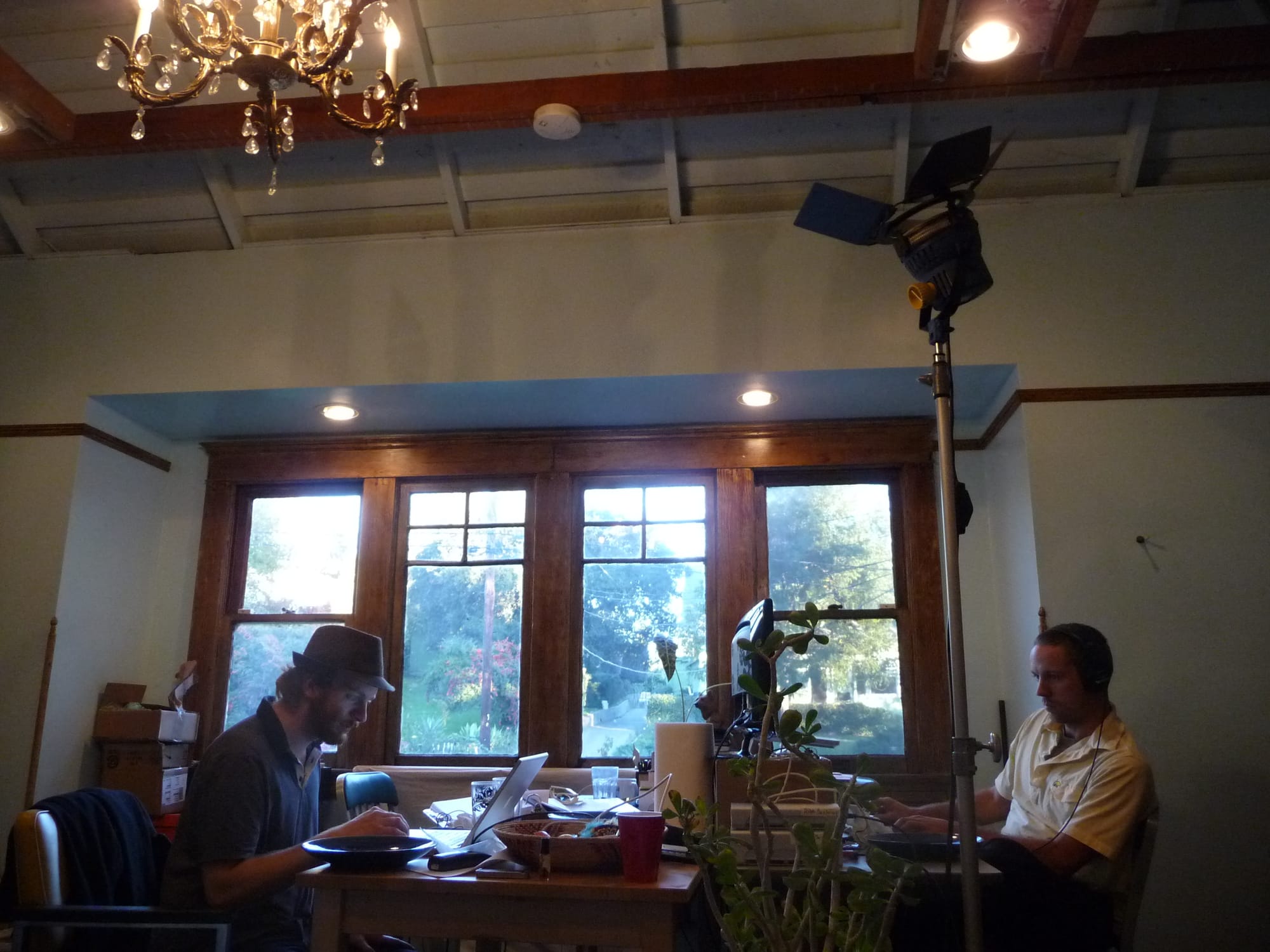 Although his videos appear spontaneous, Marc's in-house production team smooths them out before they go online.