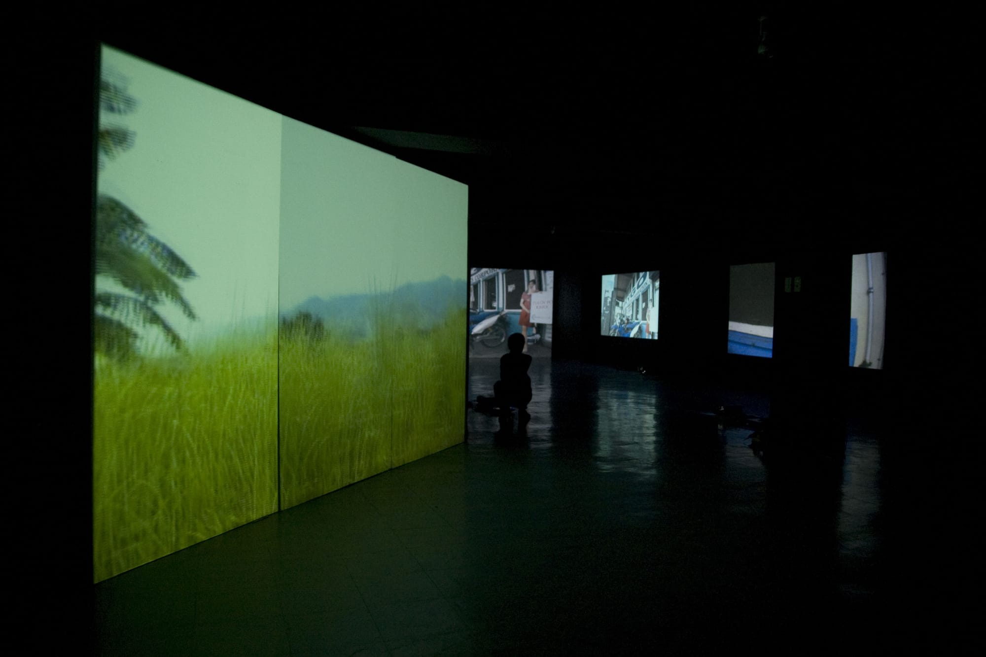 Installation view of Time and Place of Incident at the Vargas Museum, Manila.