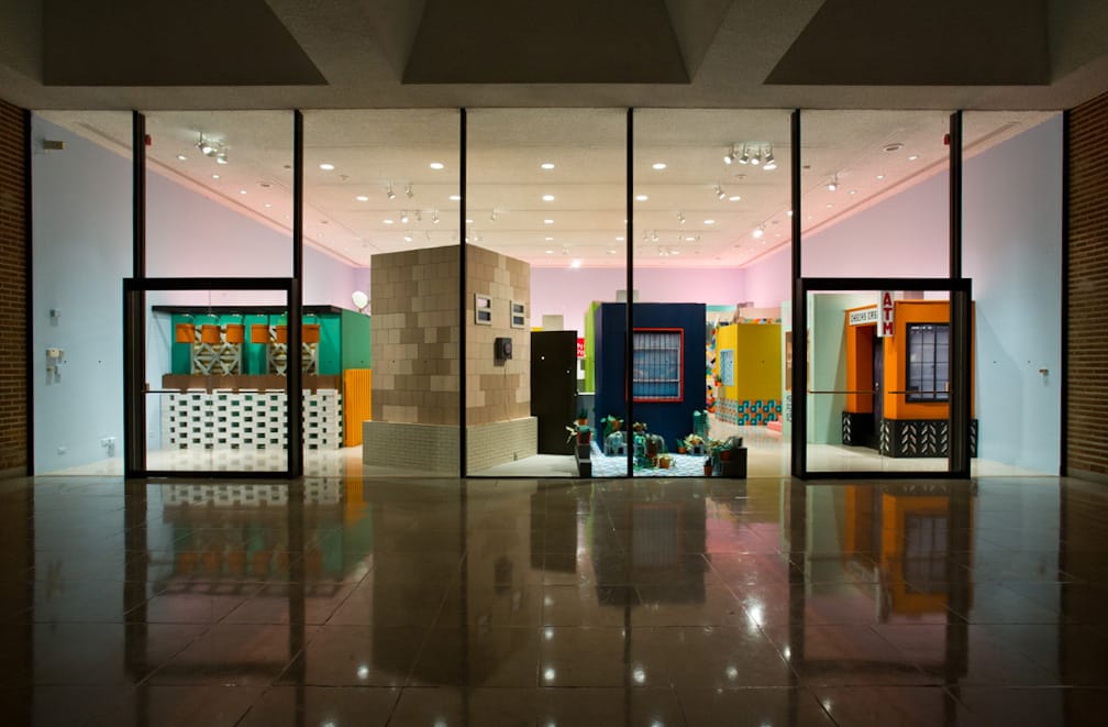 Installation view of Ana Serrano's Salon of Beauty. Image courtesy the artist.