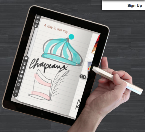 Clibe makes iPad sketching simple and social.