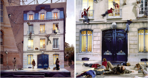 Leandro Erlich's mirrored installation. Image via leandroerlich.com.ar.