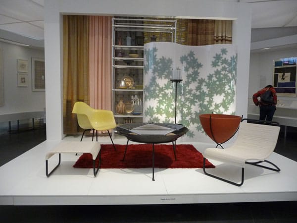 A recreated spread from a 1951 shoot for Los Angeles Times's Home magazine.