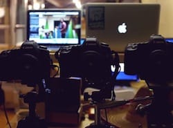 Three cameras were used to create the 3D animated GIF effect. Image courtesy DIGITALKITCHEN.