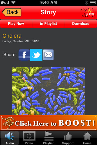 Science Friday's iOS app brings the blog to life on your smartphone. An Android version is also available.