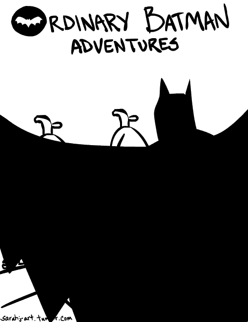 When a bat's gotta go, a bat's gotta go. Image via http://sarahj-art.tumblr.com.