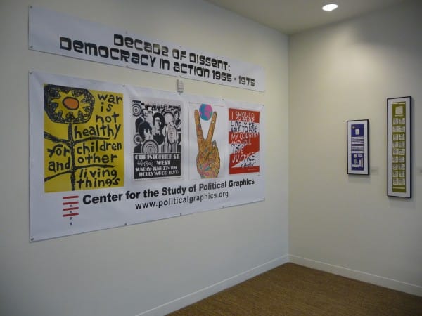 The opening to Decade of Dissent. Images by the author.