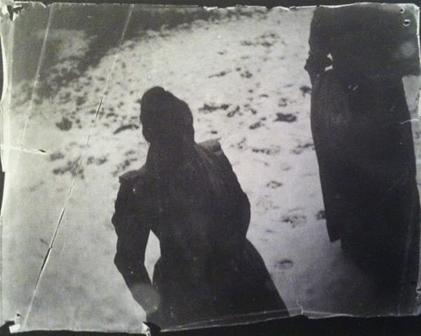 George Hendrik Breitner, "Two girls in a snowy garden"