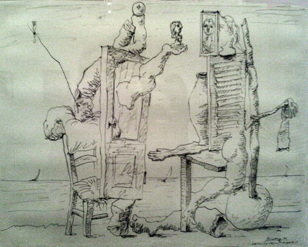 Pablo Picasso, “Two Figures on a Beach”