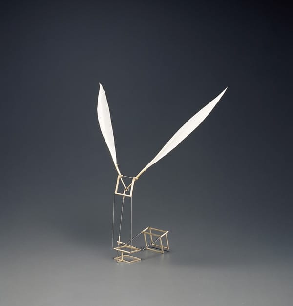 A still representation of a ring from Dukno Yoon's Suspended Wings series.