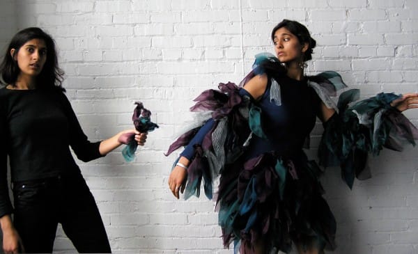 Amisha Gadani's Skink Dress mimics a skink's ability to shed its tail when attacked. Image via http://amishagadani.com.