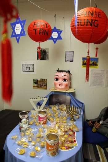 The Asian Jew Tablescape, a custom tablescape for the show.