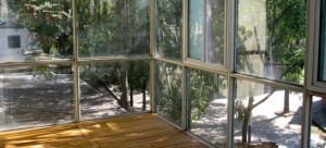 Where Where Art Space's residency overlooks a peaceful courtyard in Caochangdi. Image courtesy Where Where.