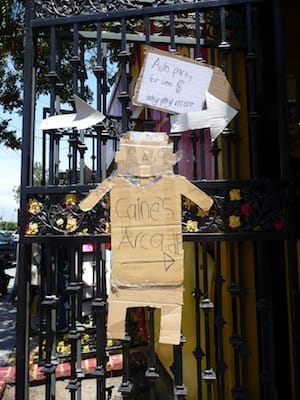 Entrance to Caine's Arcade