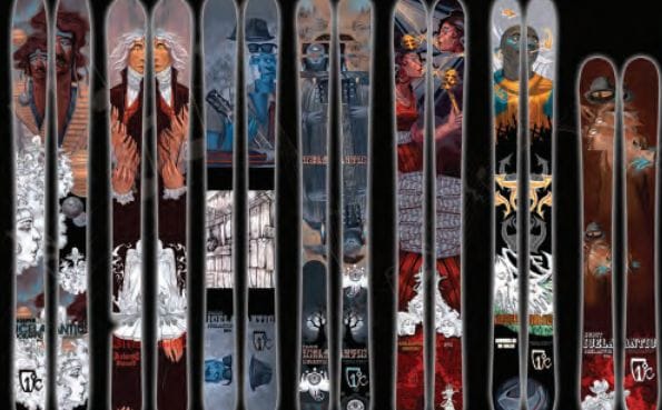 Ski designs by Icelandic Skis