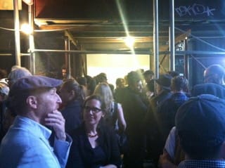 Crowd in front of the Museum