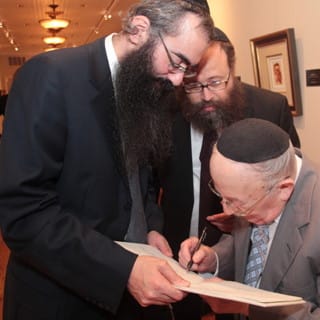 Itshak Holtz, Shmuel Pultman and Dovy Andrusier