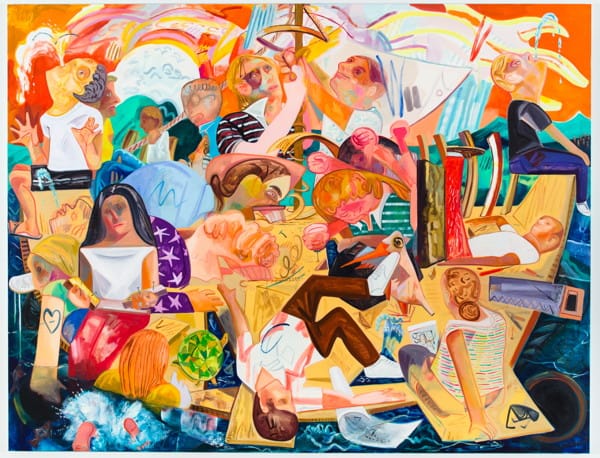 Dana Schutz, "Building the Boat While Sailing"