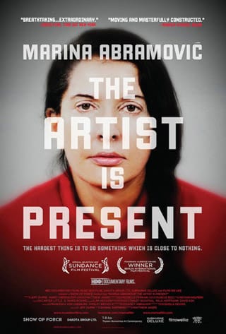 Poster for the film “Marina Abramović: The Artist Is Present”