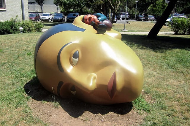 Tom Nussbaum's "Listen" (2008) at the Montclair Art Musem (via http://www.flickr.com/photos/wallyg/5107046797/in/photostream/