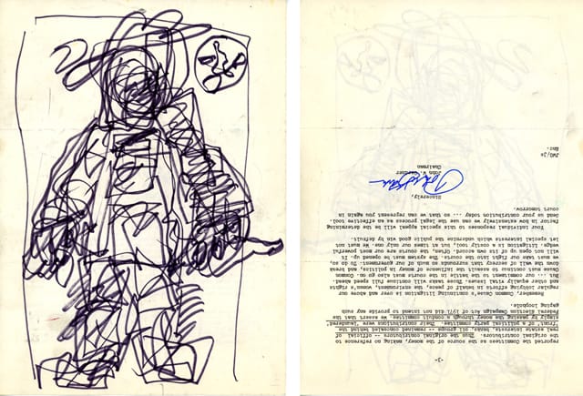 Gandy Brodie, "Drawing for 'The Astronaut'"