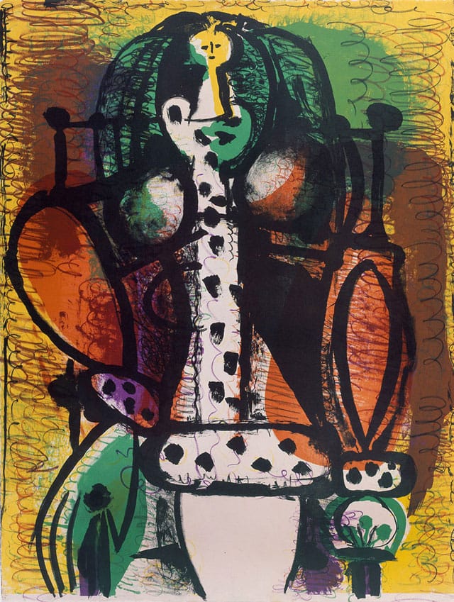 Pablo Picasso, "La Femme au fauteil"