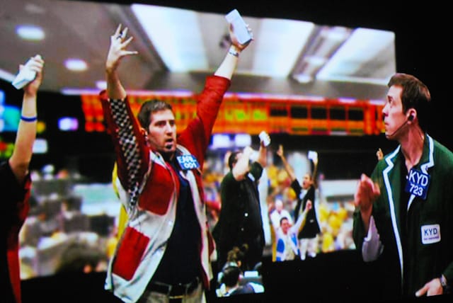 Traders on the Merkantile Stock Exchange. 