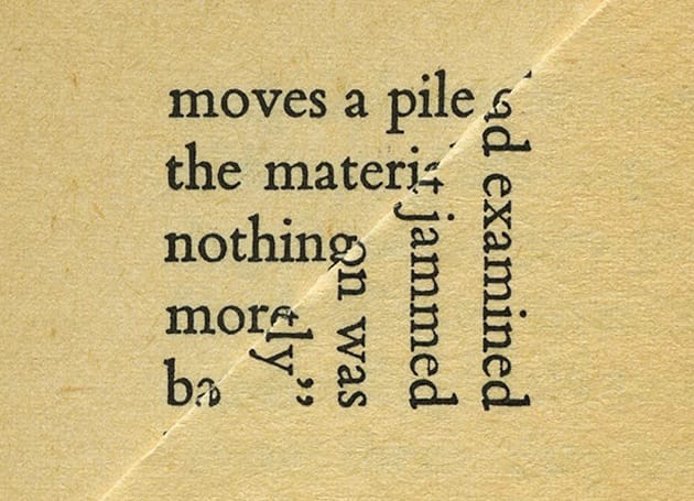 Image from Erica Baum's "Dog Ear"