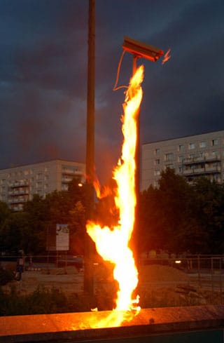 Brad Downey, "CCTV Sacrifice"