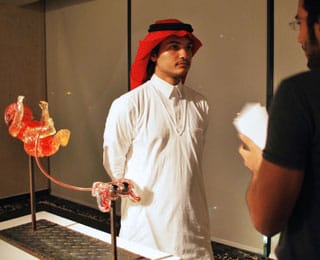 Artist Eyad Maghazil at YSA 2011