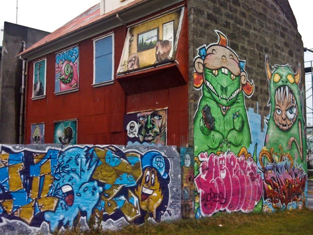 Monkeys, ostrich, dinosaur and kid.