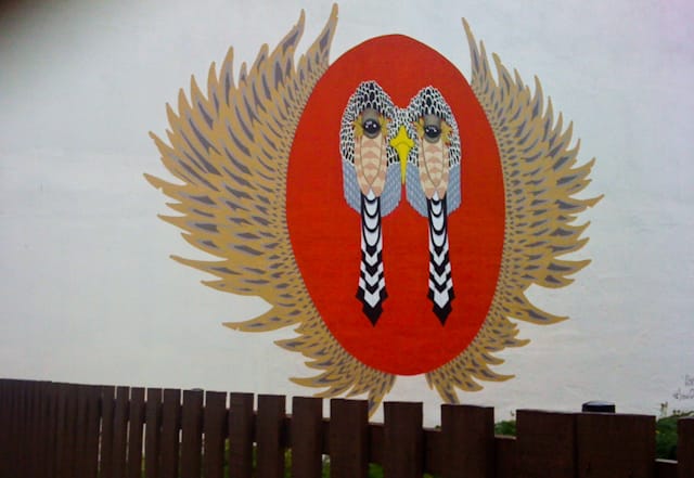 First spectacular bird sighting of the day.