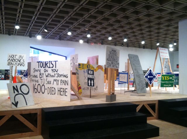 Sharon Hayes, "Yard (Sign)"