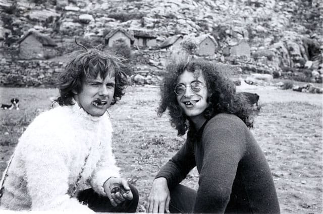 Gordon Matta-Clark with Jeffrey Lew, circa 1971