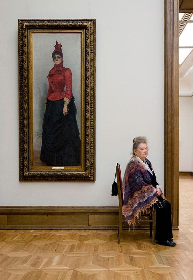 "Repin’s Portrait of Baroness von Hildenbandt, State Tretyakov Gallery"