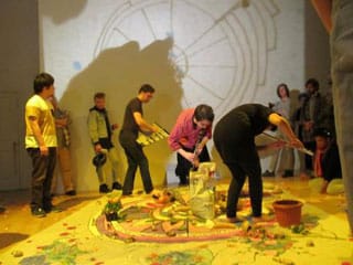 "Nature Fetish" in rehearsal, testing out ideas for the opera