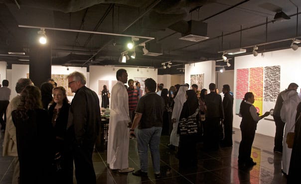 The opening of Young Saudi Artists 2012