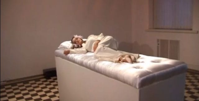 One of Polataiko's Sleeping Beauties at the museum in Ukraine