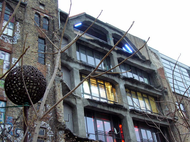 A shot of Tacheles's exterior