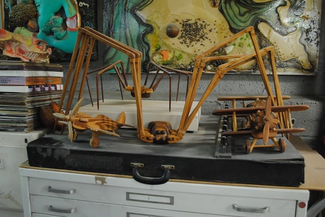 Lawrence Heintjes's work room