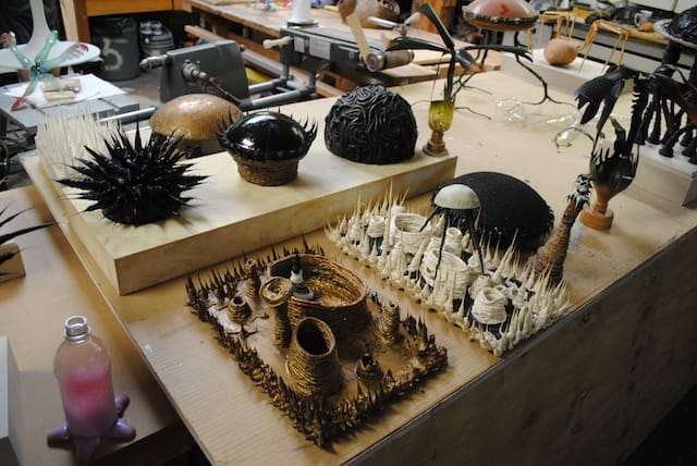 Lawrence Heintjes's workroom