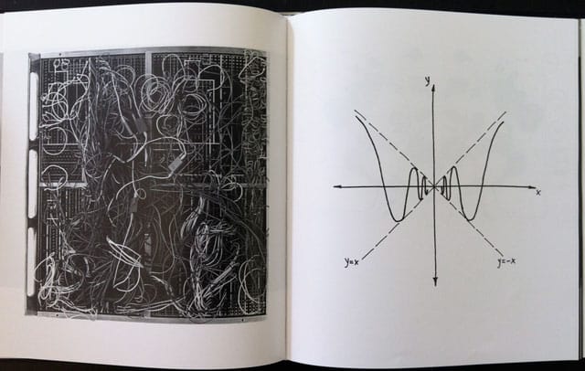 A book spread showing two of the last pictures