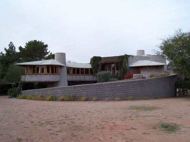 The David Wright House, designed by Frank Lloyd Wright