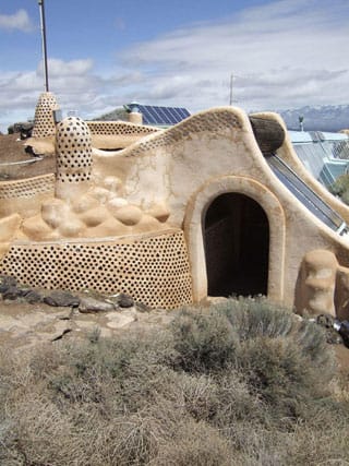 One of Michael Reynolds's earthships 