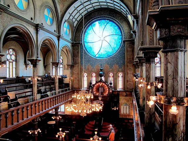 Interior of the Eldridge Street Synagogue