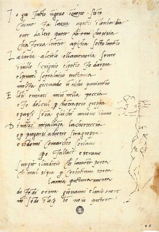 Michelangelo's "Sonnet with a Caricature"