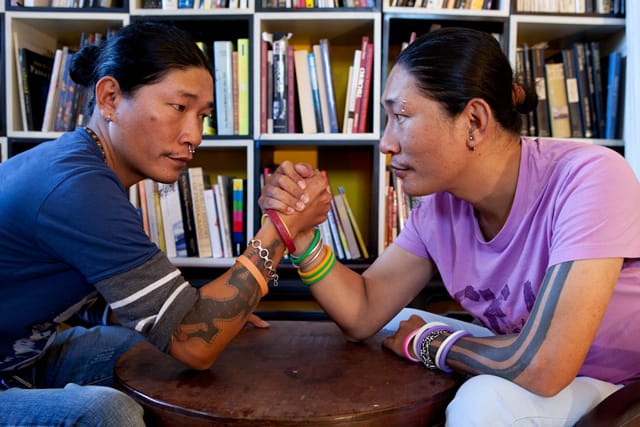 Thanh and Hai Le&nbsp;in the New Space Foundation office